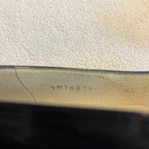 STUART WEITZMAN Womens Black Pumps 6.5 S SPAIN Square Toe Heels Leather Classic - Picture 10 of 10